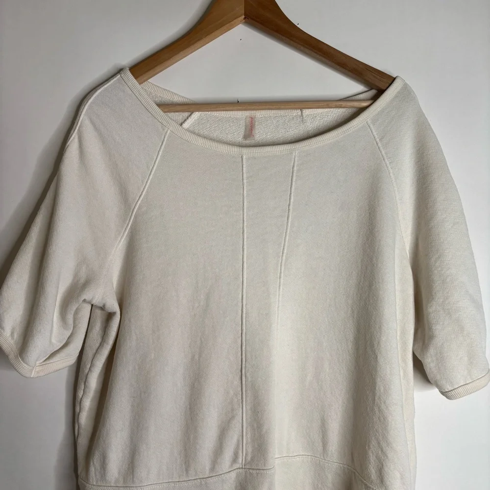 FREE PEOPLE FP Movement Elements Set Ivory Top only size Medium - Picture 5 of 10